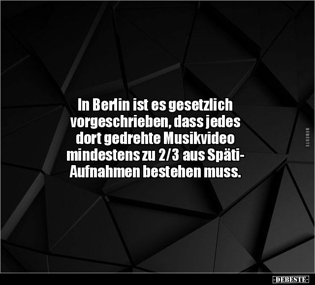 In Berlin ist es gesetzlich vorgeschrieben.. - Lustige Bilder | DEBESTE.de