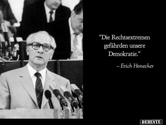 "Die Rechts*extremen gefährden unsere Demokratie".. - Lustige Bilder | DEBESTE.de