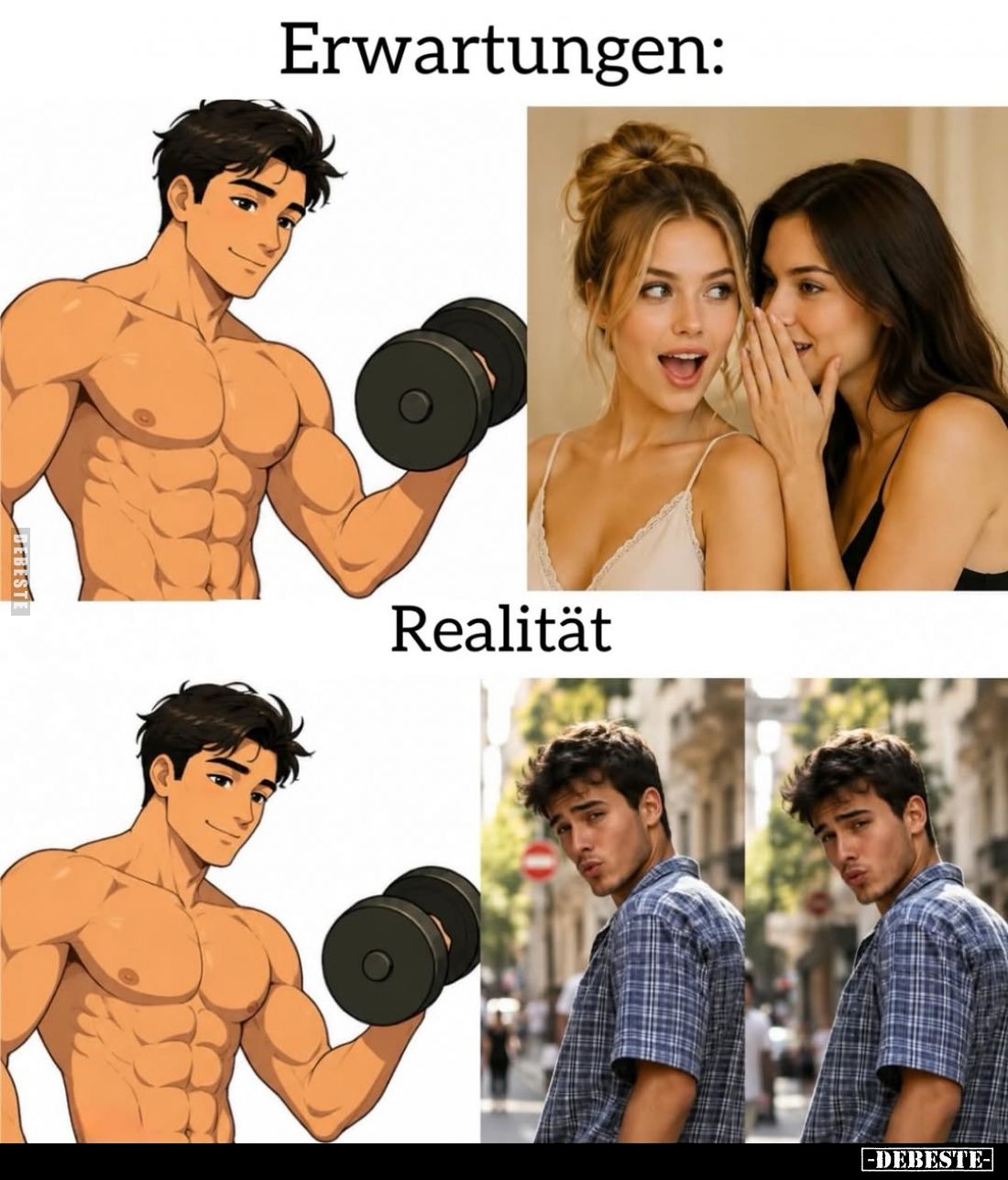 Erwartungen vs
Realität.