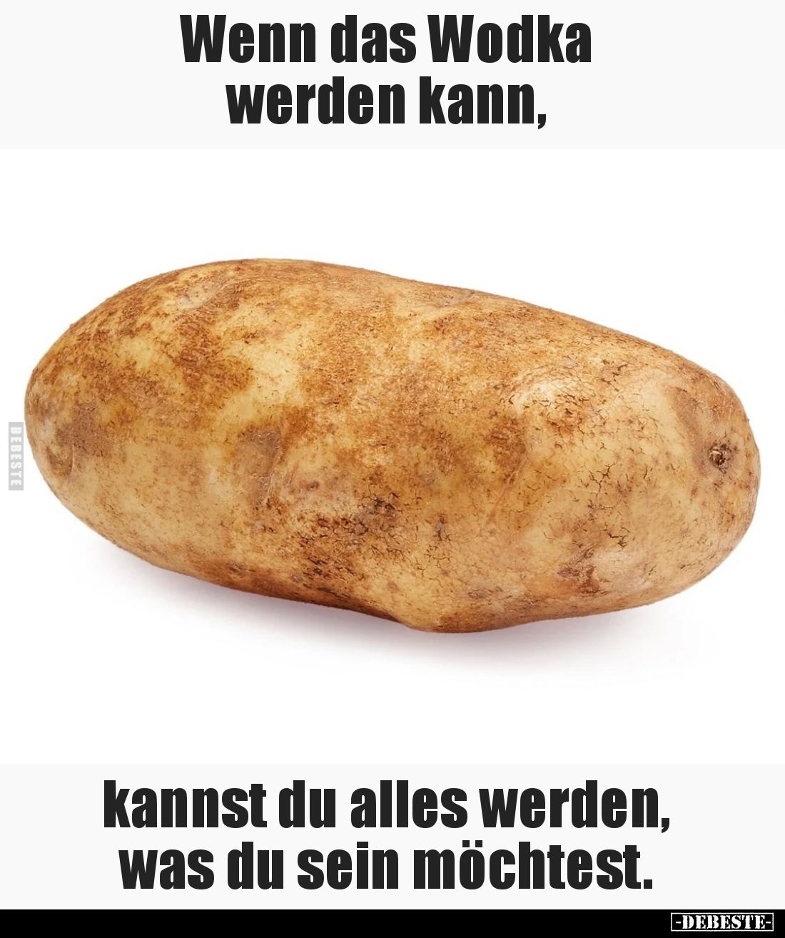 Wenn das Wodka werden kann,
kannst du alles werden, was du sein möchtest.