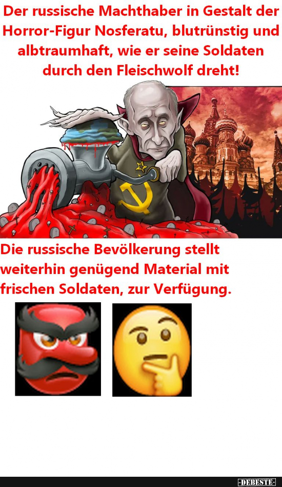 Putin und sein neues Konterfei - Lustige Bilder | DEBESTE.de