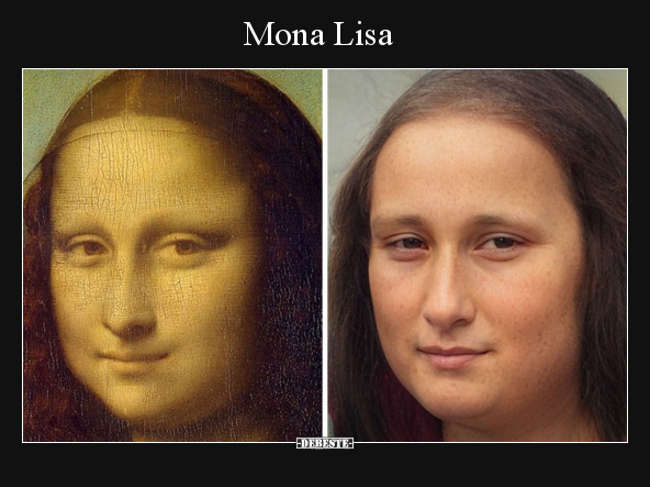 Mona Lisa.. - Lustige Bilder | DEBESTE.de