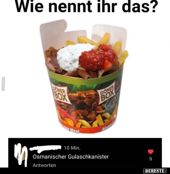 Wie nennt ihr das?