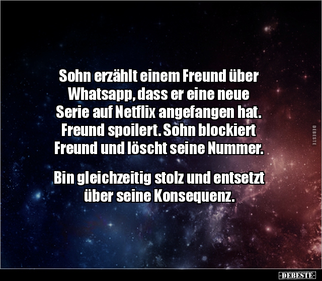 Sohn erzählt einem Freund über Whatsapp, dass er eine neue.. - Lustige Bilder | DEBESTE.de
