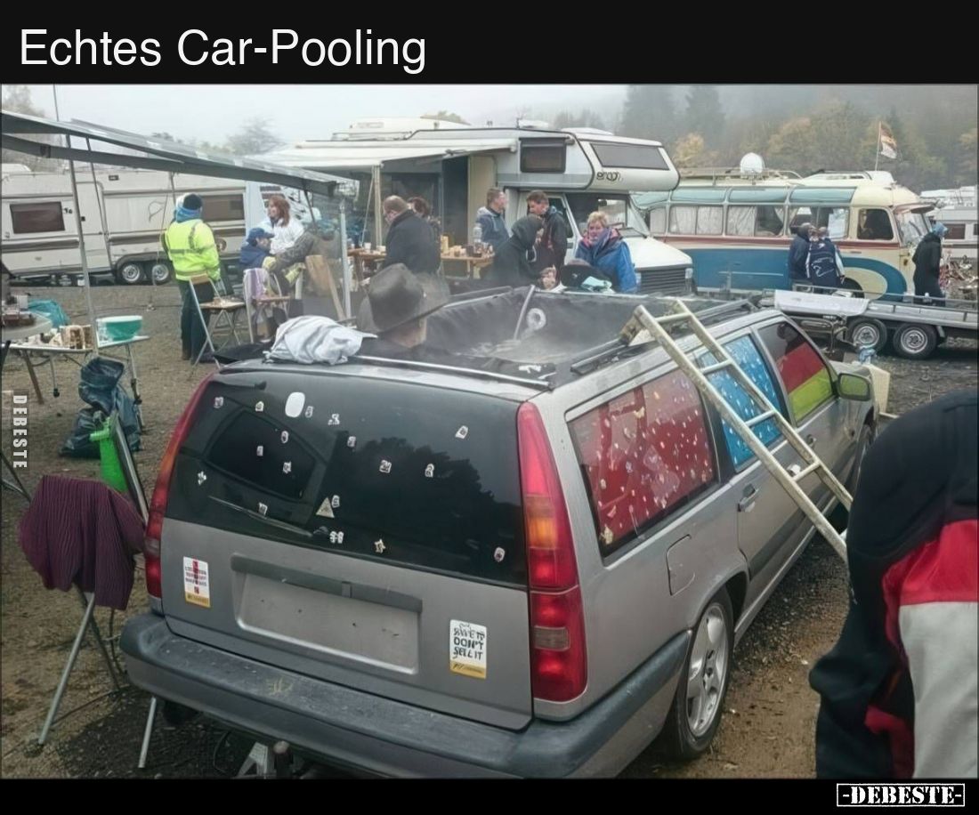 Echtes Car-Pooling..