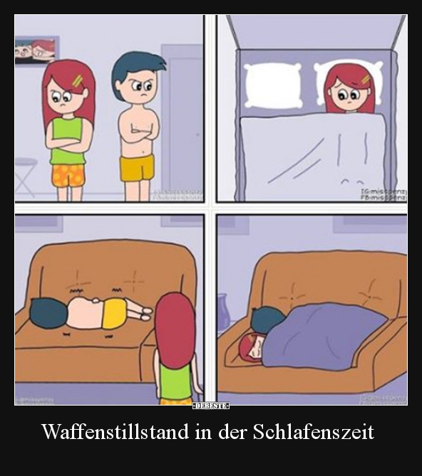 Waffenstillstand in der Schlafenszeit.. - Lustige Bilder | DEBESTE.de