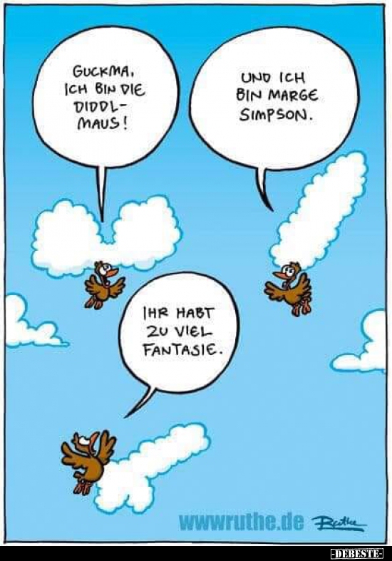 Guckma, ich bin die Diddl-Maus!.. - Lustige Bilder | DEBESTE.de
