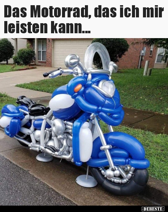 Das Motorrad, das ich mir leisten kann... - Lustige Bilder | DEBESTE.de