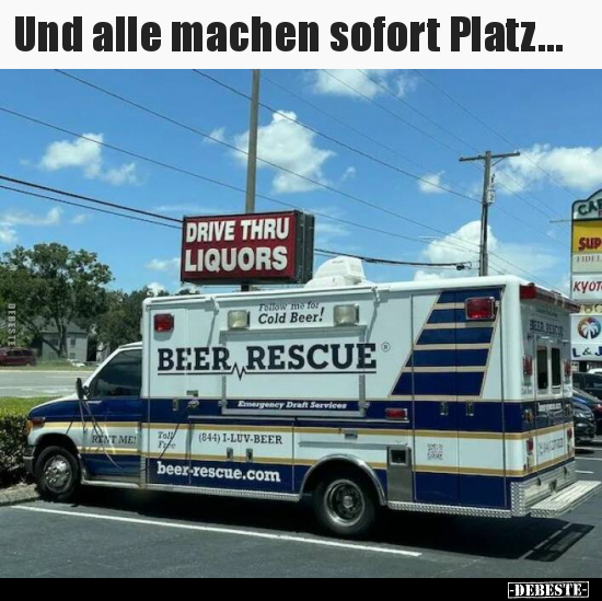 Und alle machen sofort Platz... - Lustige Bilder | DEBESTE.de