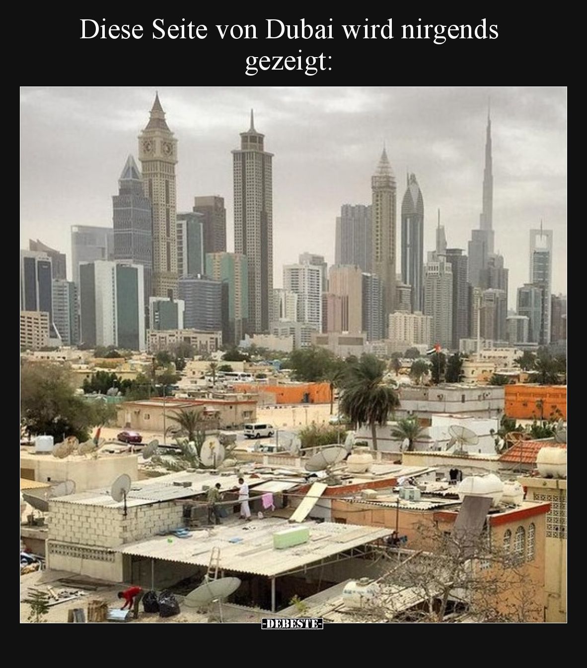 Diese Seite von Dubai wird nirgends gezeigt: