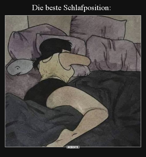 Die beste Schlafposition.. - Lustige Bilder | DEBESTE.de