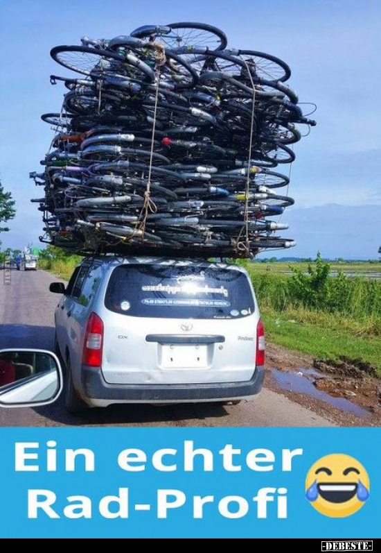 Ein echter Rad-Profi.. - Lustige Bilder | DEBESTE.de