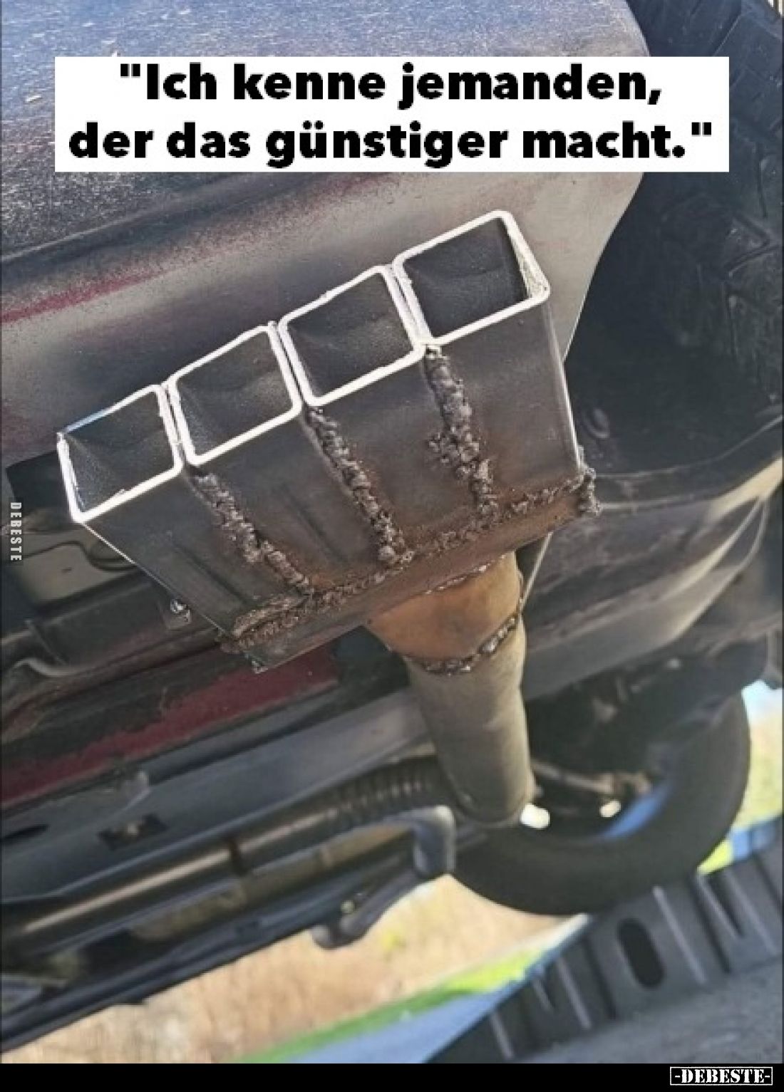"Ich kenne jemanden, der das günstiger macht."