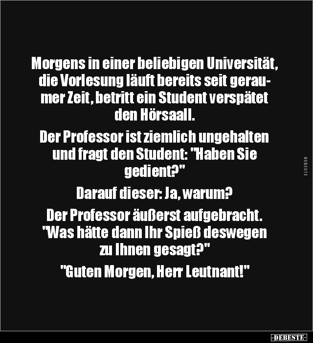 Morgens, Läuft, Zeit, Professor