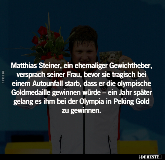 Matthias Steiner, ein ehemaliger Gewichtheber.. - Lustige Bilder | DEBESTE.de