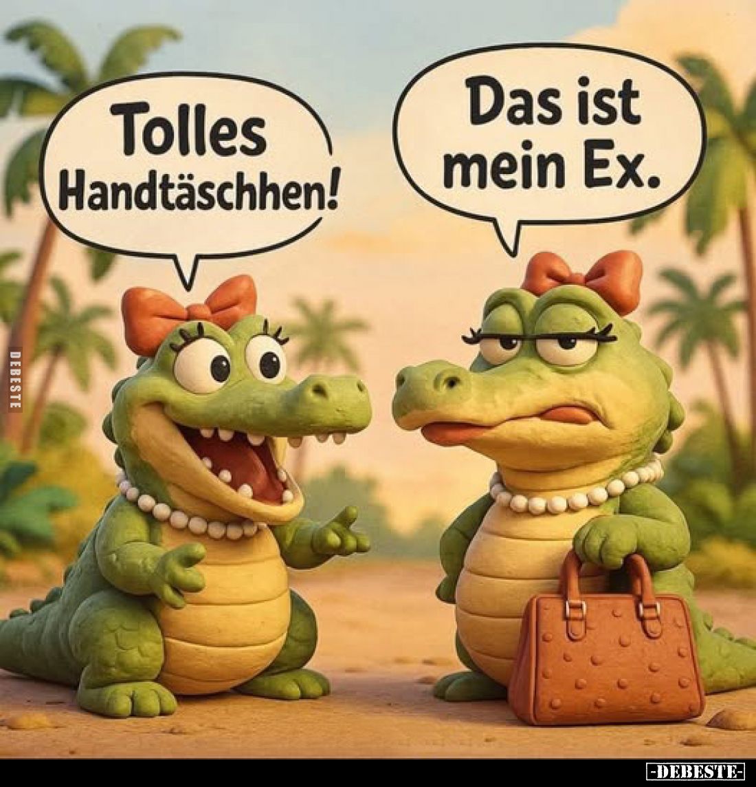 Tolles Handtäschchen! -
Das ist mein Ex.
