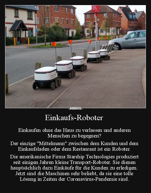 Einkaufs-Roboter..