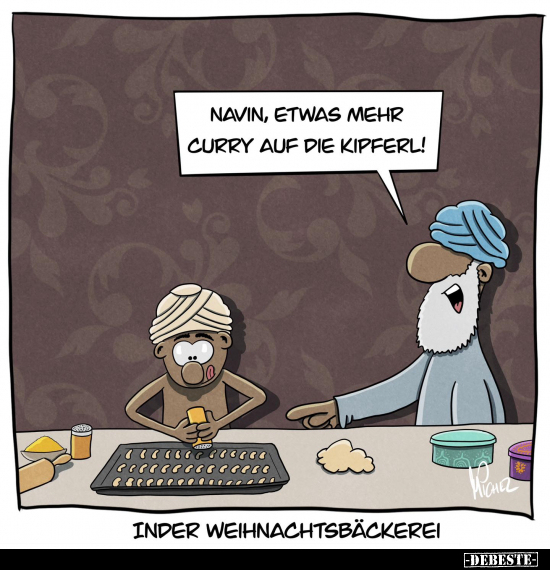 Inder Weihnachtsbäckerei... - Lustige Bilder | DEBESTE.de