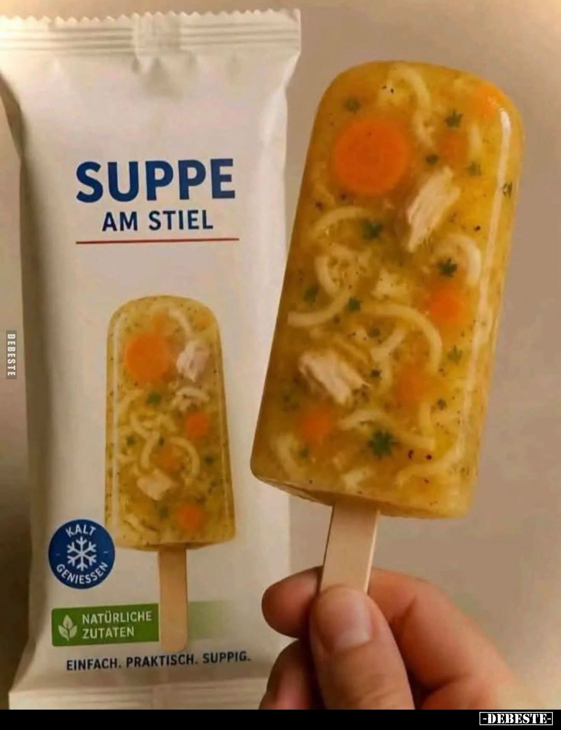 Suppe
am Stiel