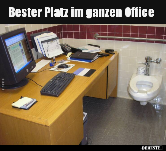 Bester Platz im ganzen Office.. - Lustige Bilder | DEBESTE.de