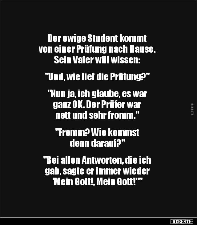 Der ewige Student kommt.. - Lustige Bilder | DEBESTE.de