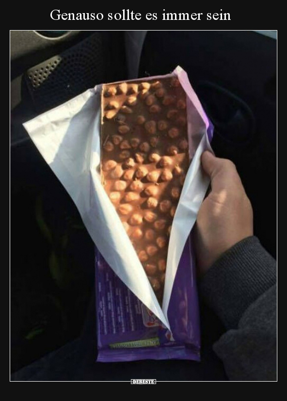 Genauso sollte es immer sein..