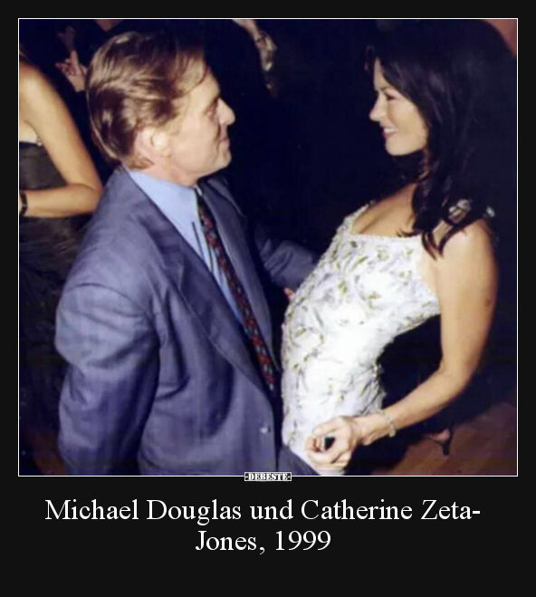 Michael Douglas und Catherine Zeta-Jones, 1999.. - Lustige Bilder | DEBESTE.de