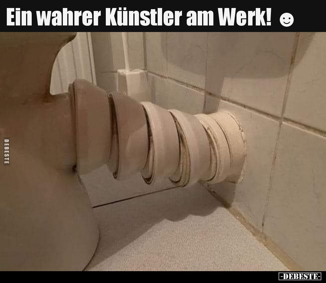 Ein wahrer Künstler am Werk!