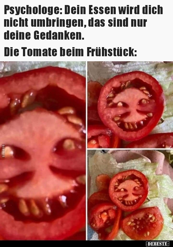 Psychologe: Dein Essen wird dich nicht umbringen, das sind.. - Lustige Bilder | DEBESTE.de