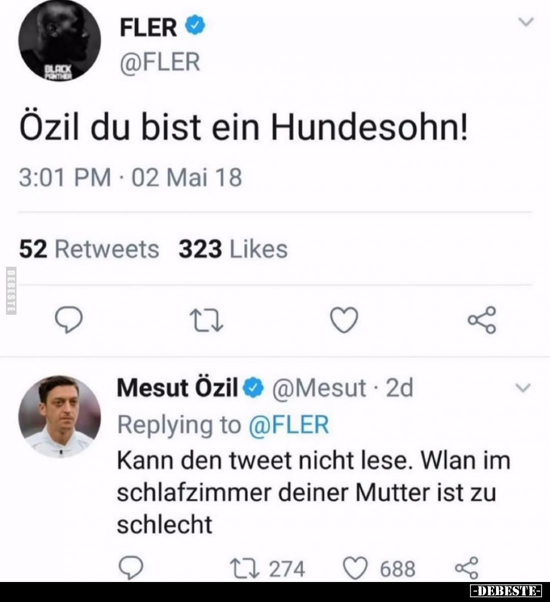 Özil du bist ein Hundesohn!.. - Lustige Bilder | DEBESTE.de