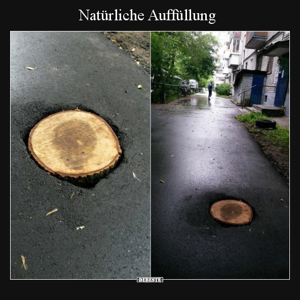 Natürliche Auffüllung