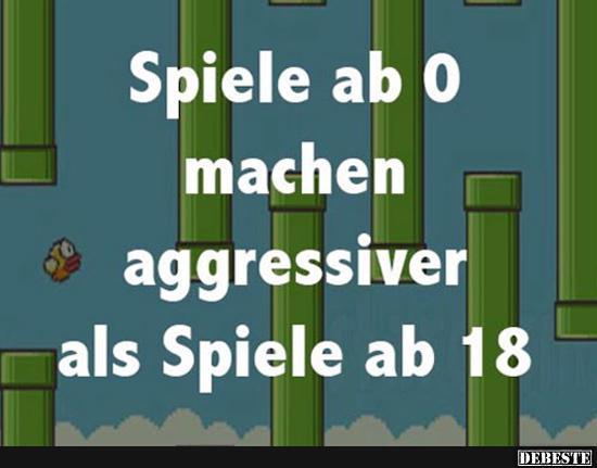Spiele ab 0 machen aggressiver als Spiele ab 18.. - Lustige Bilder | DEBESTE.de