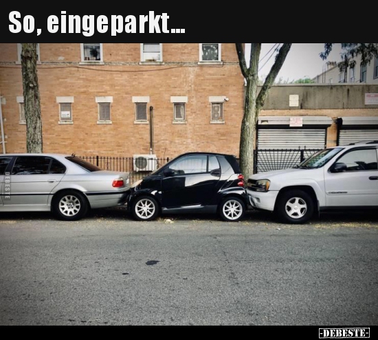 So, eingeparkt... - Lustige Bilder | DEBESTE.de