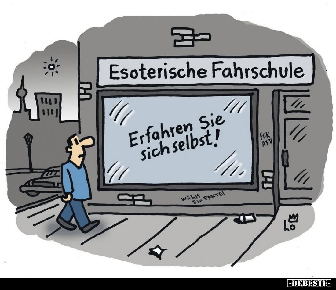Esoterische Fahrschule. -
Erfahren Sie sich selbst!