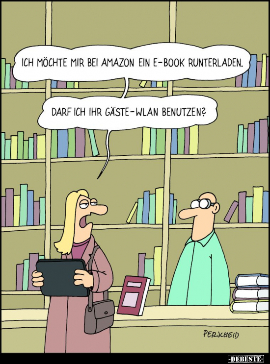 Ich möchte mir bei Amazon ein E-Book runterladen... - Lustige Bilder | DEBESTE.de