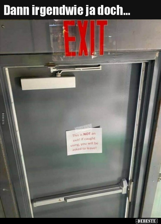 Dann irgendwie ja doch...