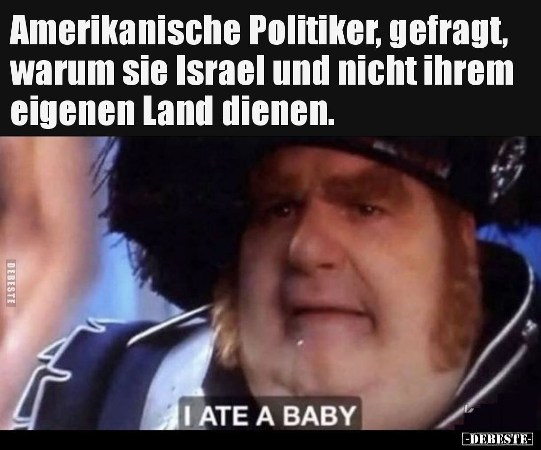 Amerikanische Politiker, gefragt, warum sie Israel und nicht ihrem eigenen Land dienen.