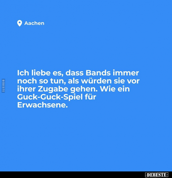 Ich liebe es, dass Bands immer noch so tun.. - Lustige Bilder | DEBESTE.de