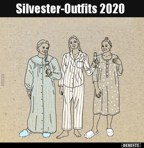 Silvester-Outfits 2020.. - Lustige Bilder | DEBESTE.de