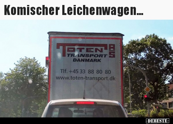 Komischer Leichenwagen... - Lustige Bilder | DEBESTE.de