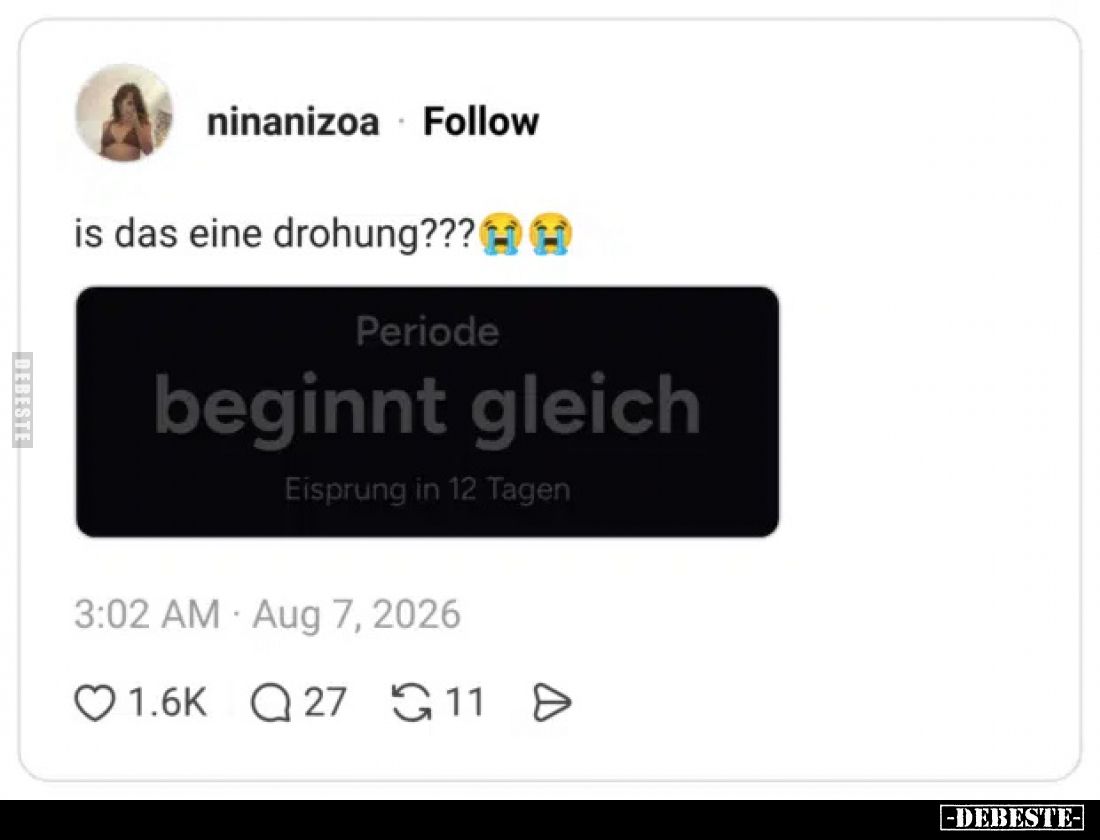 is das eine drohung?