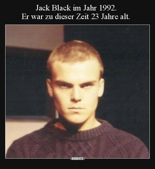 Jack Black im Jahr 1992. Er war zu dieser Zeit 23 Jahre.. - Lustige Bilder | DEBESTE.de