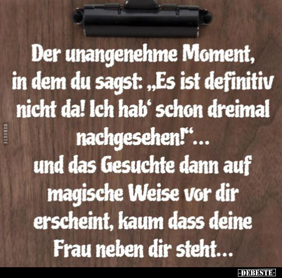 Der unangenehme Moment, in dem du sagst:.. - Lustige Bilder | DEBESTE.de