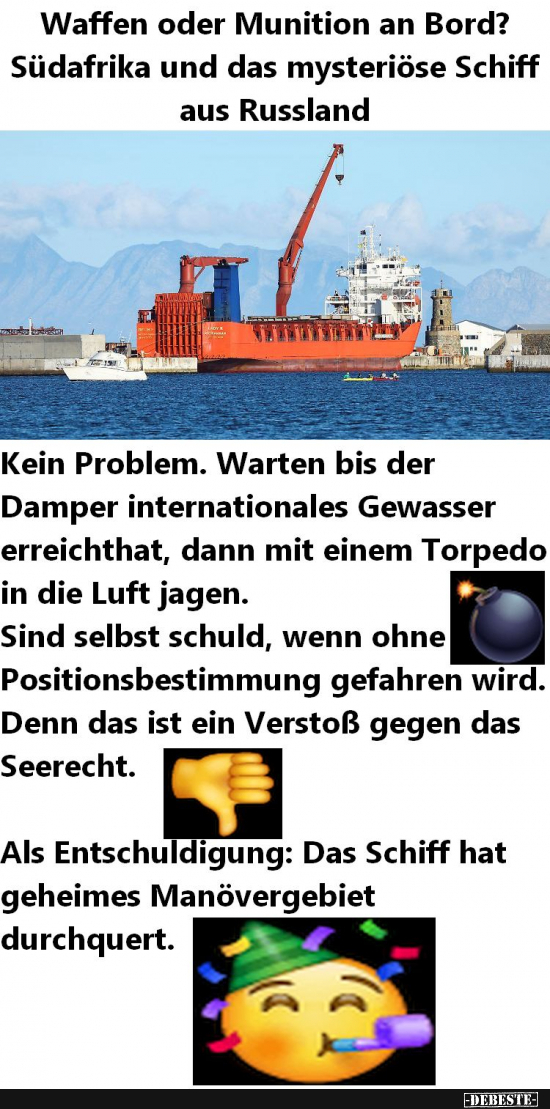 Putin und die Verletzung des Seerechtes - Lustige Bilder | DEBESTE.de