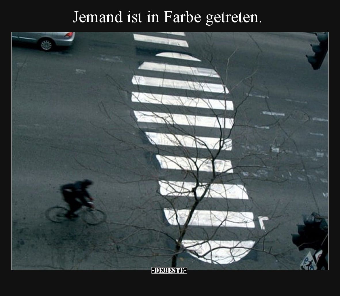 Jemand ist in Farbe getreten... - Lustige Bilder | DEBESTE.de