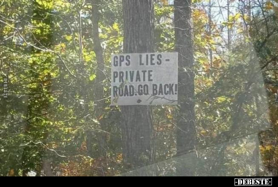 GPS lies