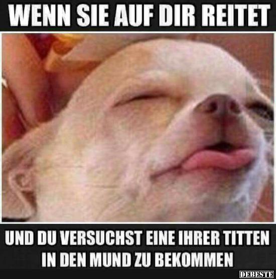 Wenn sie auf dir reitet..