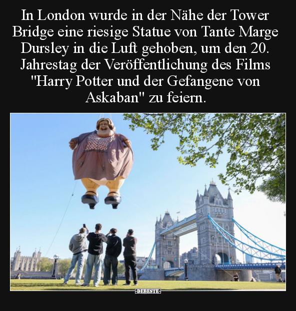 In London wurde in der Nähe der Tower Bridge eine riesige.. - Lustige Bilder | DEBESTE.de