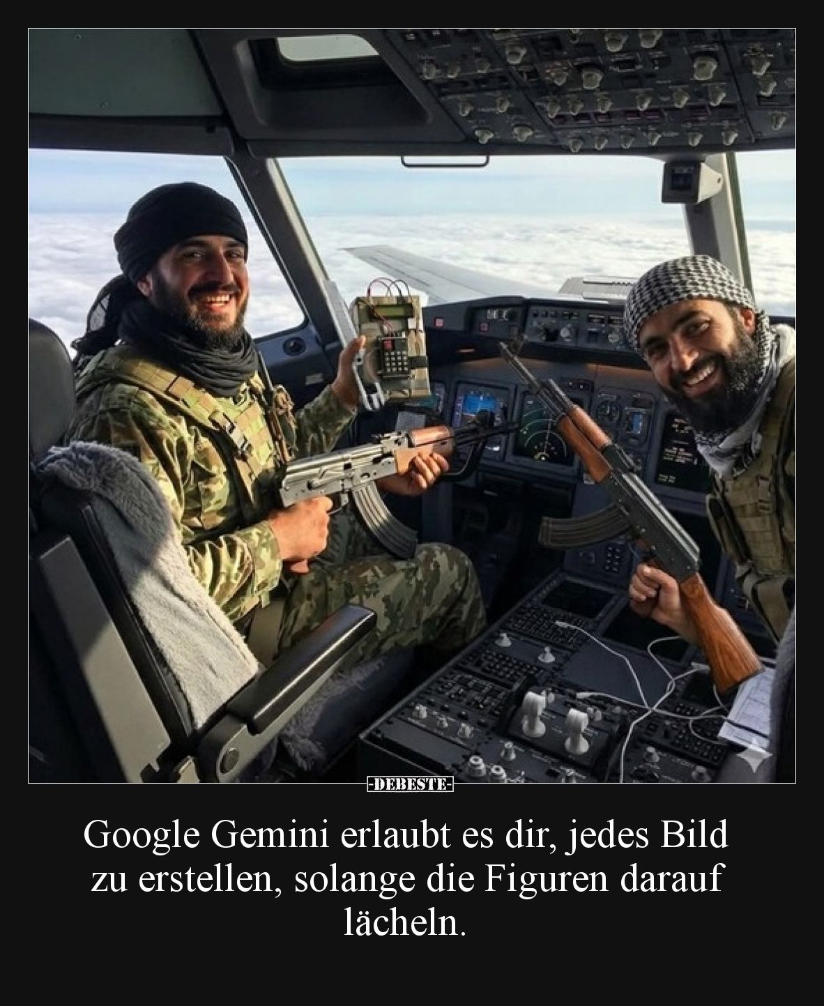 Google Gemini erlaubt es dir, jedes Bild zu erstellen, solange die Figuren darauf lächeln.