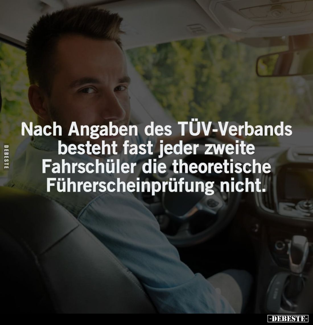 Nach Angaben des TÜV-Verbands besteht fast jeder zweite Fahrschüler die theoretische Führerscheinprüfung nicht.